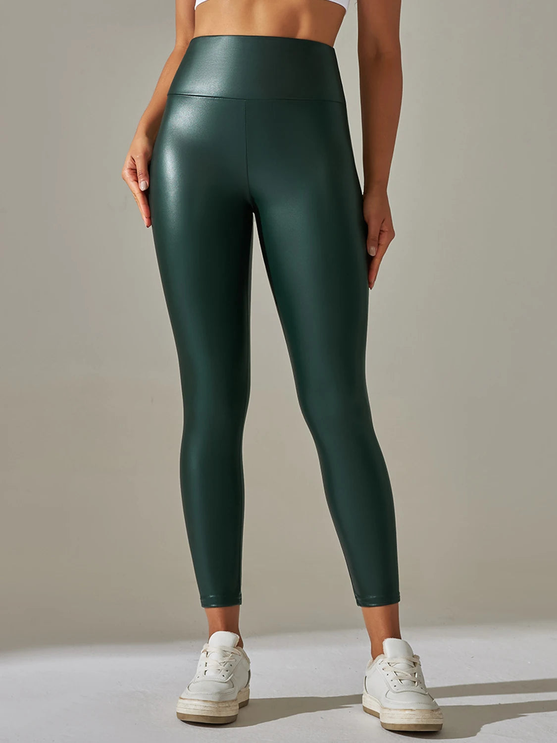 Metallic Glanzende Skinny Legging!
