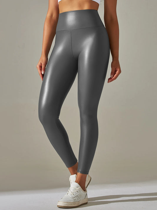 Metallic Glanzende Skinny Legging!