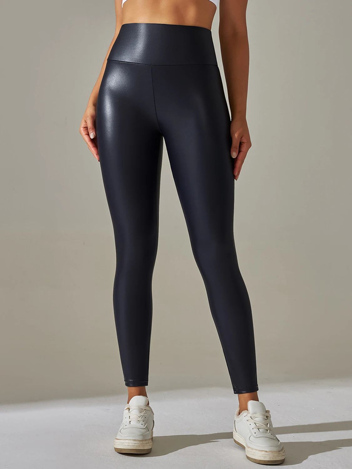 Metallic Glanzende Skinny Legging!