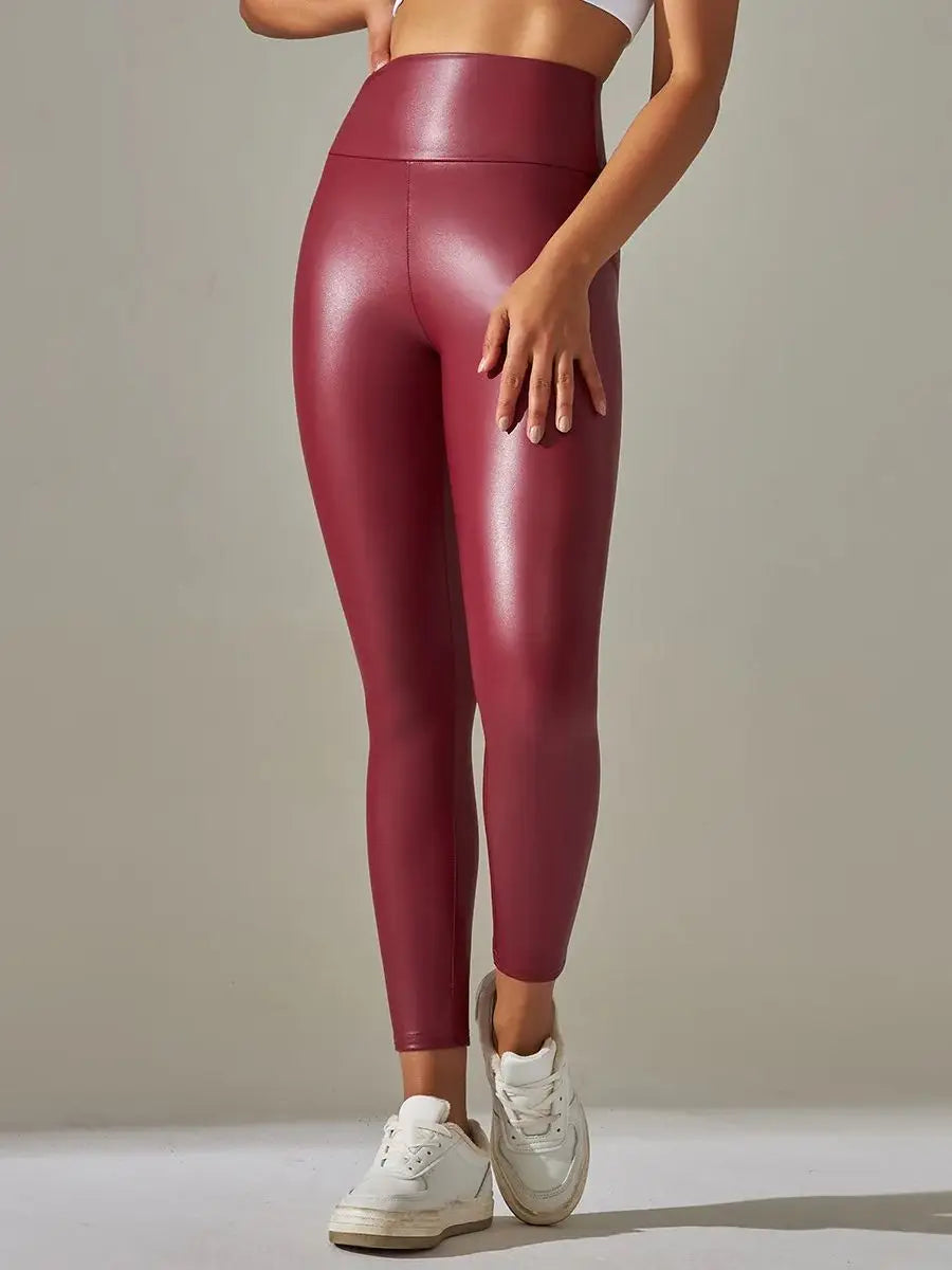 Metallic Glanzende Skinny Legging!